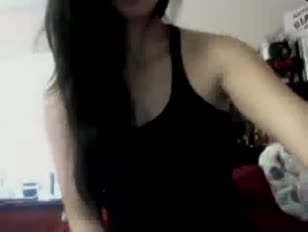 Timid girl flashes small boobies on omegle